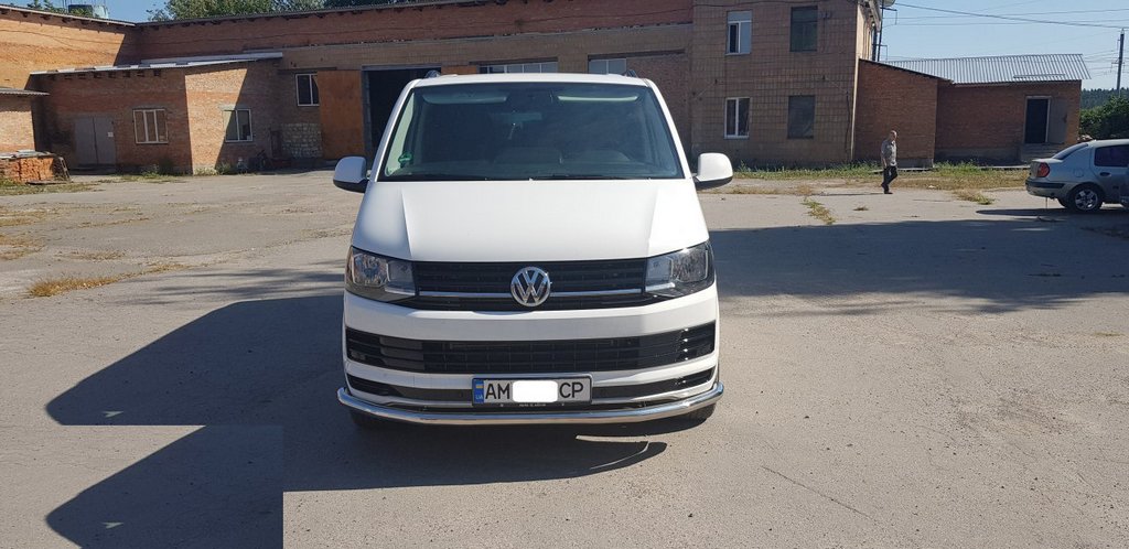 Lower lip single-ST008 (stainless) for Volkswagen T6 - image 4