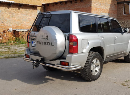 Rear Bar AK005-3 (Stainless Steel) for Nissan Patrol Y61 1997-2011 - image 3