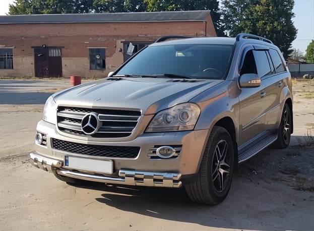 Front arch ST015 (stainless steel) for Mercedes GL class X164 - Reelken Auto