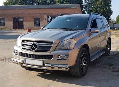 Front arch ST015 (stainless steel) for Mercedes GL class X164 - Reelken Auto