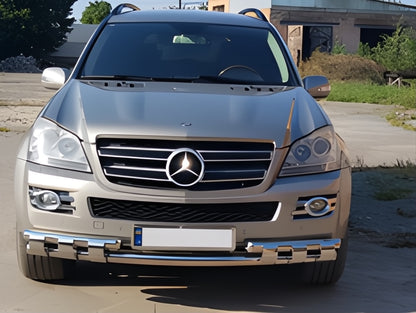 Front Bar ST015 (Stainless Steel) for Mercedes GL сlass X164 2006-2012 - image 5