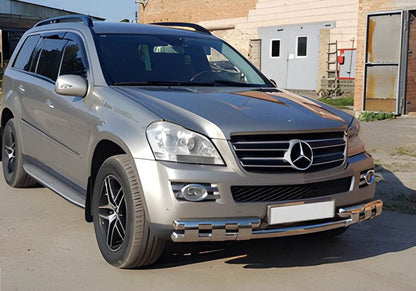 Front arch ST015 (stainless steel) for Mercedes GL class X164 - Reelken Auto