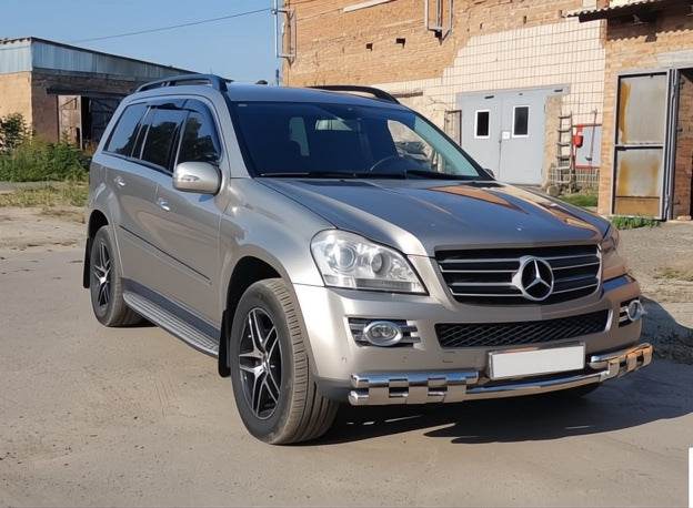 Front arch ST015 (stainless steel) for Mercedes GL class X164 - Reelken Auto