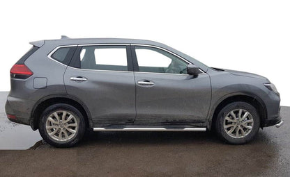 Side pipes (2 pieces, stainless steel) for Nissan X-trail T32 / Rogue 2014-2021 - Reelken Auto