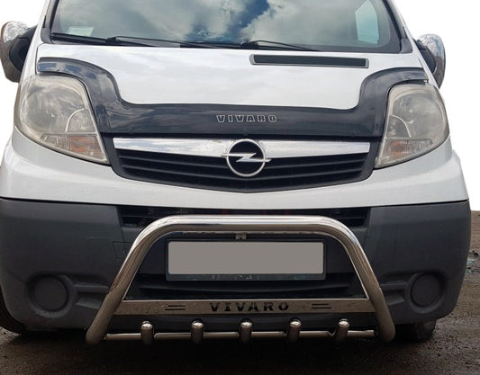 Bull Bar WT003-4 (Stainless Steel) for Opel Vivaro 2001-2015 - image 1