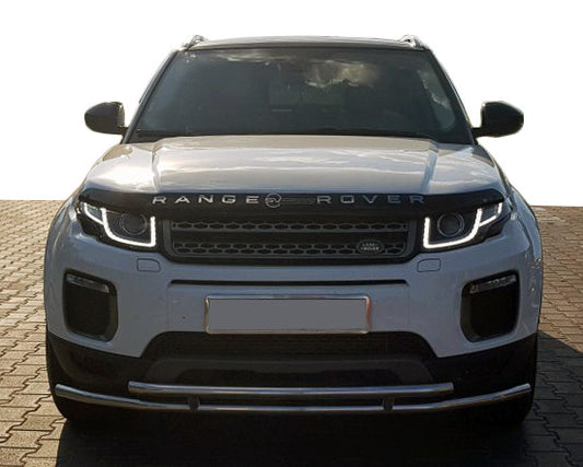 Front bumper guard ST014-1 (stainless steel) for Range Rover Evoque 2012-2018 - image 1