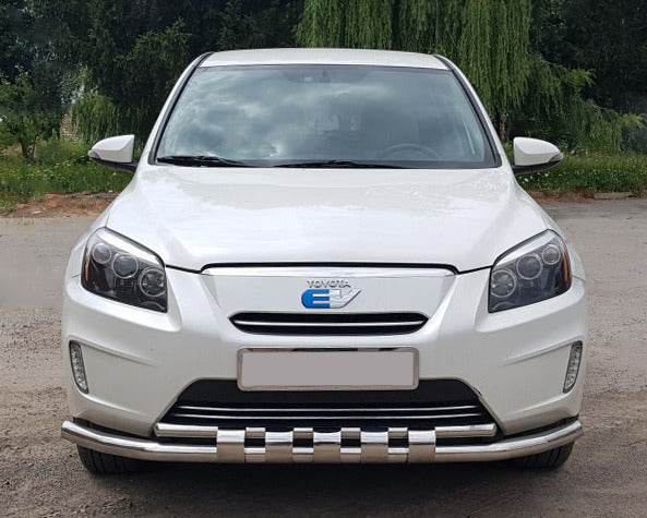Front protection ST015 (stainless) for Toyota Rav 4 2006-2013 - Reelken Auto