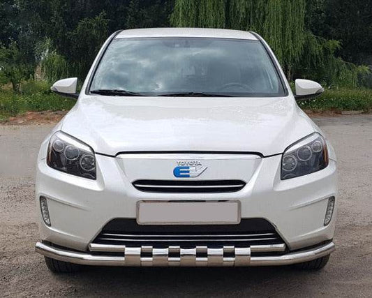 Front protection ST015 (stainless) for Toyota Rav 4 2006-2013 - Reelken Auto