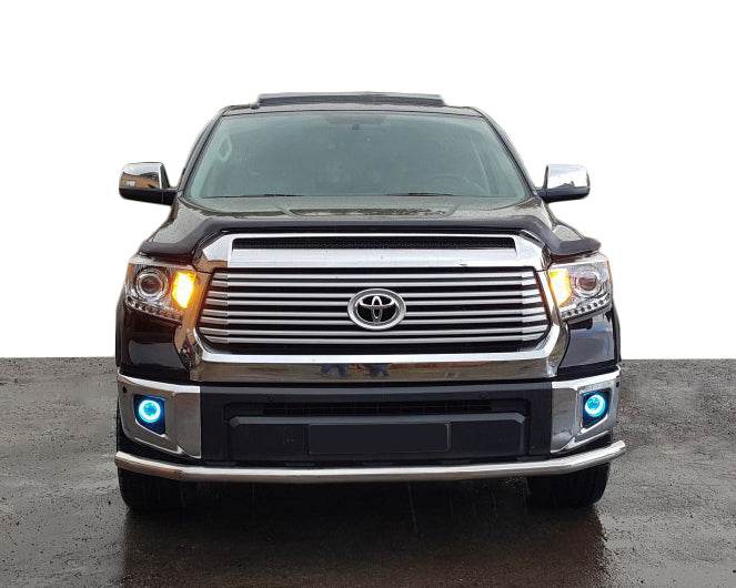 Front protection ST008 (stainless) for Toyota Tundra 2007-2021 - Reelken Auto