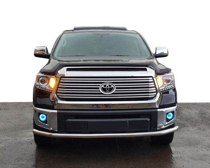 Front protection ST008 (stainless) for Toyota Tundra 2007-2021 - Reelken Auto
