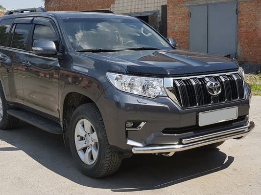 Front protection ST014 (stainless) for Toyota Land Cruiser Prado 150 - image 1