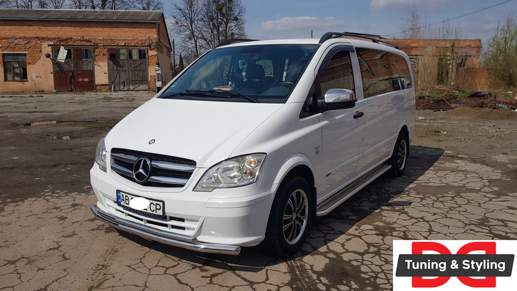 Lip lower ST014 (stainless) for Mercedes Vito W639 2004-2014 - image 8