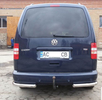 Rear corners AK003 (2 PCs, stainless steel) for Volkswagen Caddy 2004-2010 - Reelken Auto