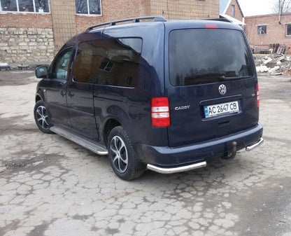 Rear Corner Bars AK003 (2 pcs, stainless steel) for Volkswagen Caddy 2010-2015 - image 13