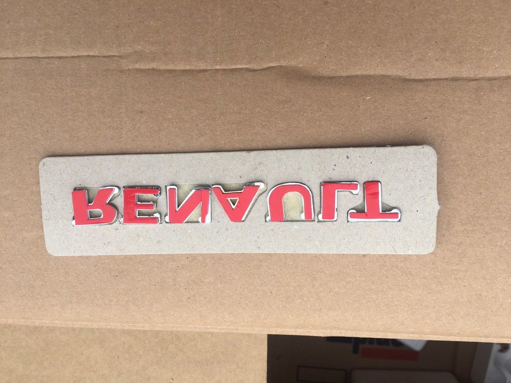 Renault emblem 133mm x 18mm for Renault Megane II 2004-2009 - image 3