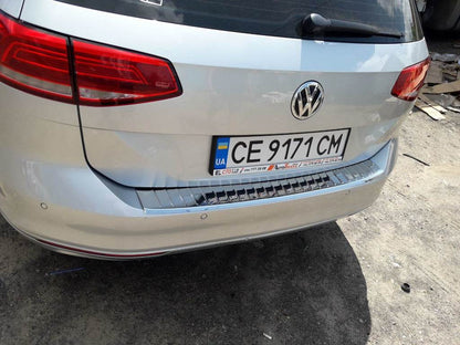 Cover on the rear bumper Carmos V1 (SW) for Volkswagen Passat B8 2015-2023 - Reelken Auto