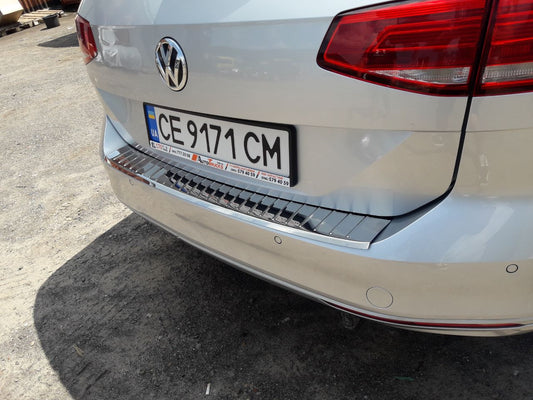 Rear Bumper Protector Carmos V1 (SW) for Volkswagen Passat B8 2015-2023 - image 1