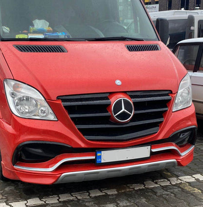 Front bumper Exclusive Sport (2006-2013) for Mercedes Sprinter W906 2006-2018 - Reelken Auto