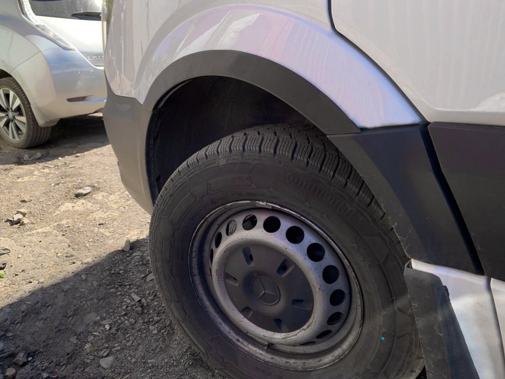 Narrow Fender Flares (4 pcs, ABS, black) for Mercedes Sprinter W906 2006-2018 - image 3