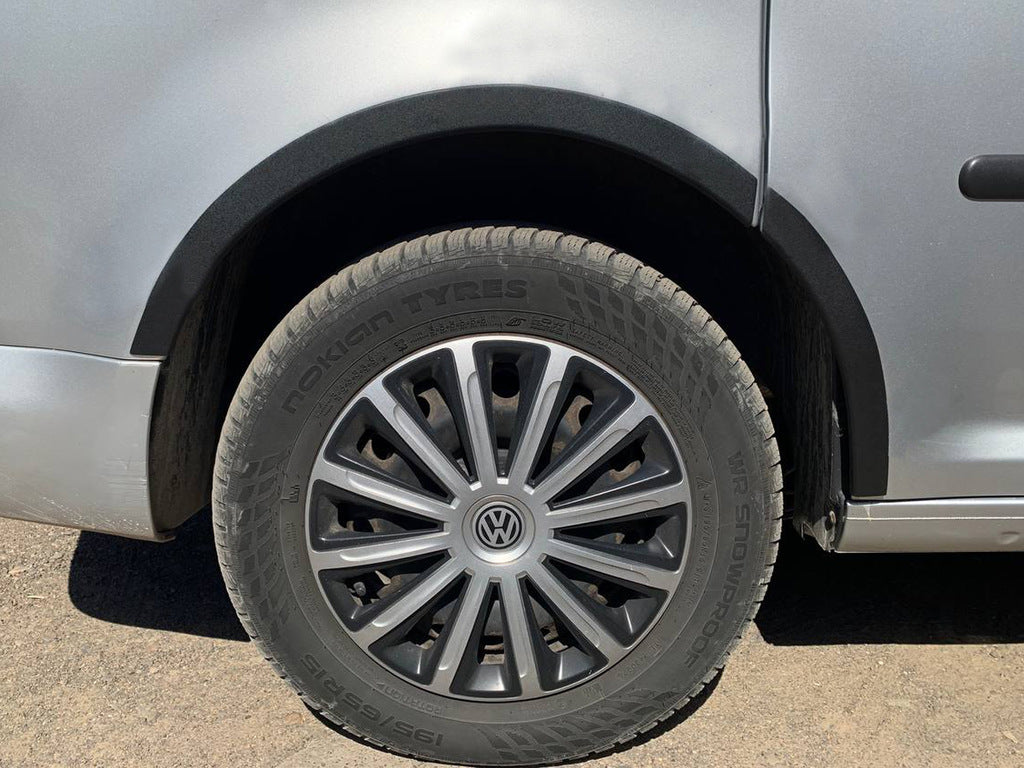 The pads on the arches (black Mat) for Volkswagen Caddy 2010-2015 - image 11