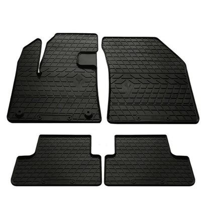 Rubber Floor Mats Stingray (4 pcs, rubber) for DS 7 Crossback 2017-2022 - image 1