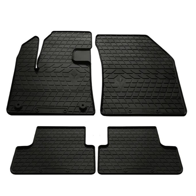 Rubber Floor Mats Stingray (4 pcs, rubber) for DS 7 Crossback 2017-2022 - image 1