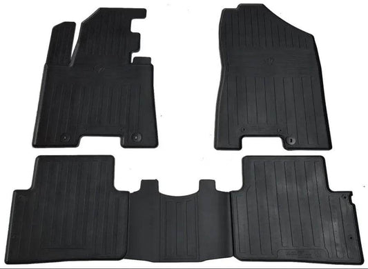 Rubber mats type-2 (4 pcs, Stingray Premium) for Kia Sportage 2015-2021 - Reelken Auto