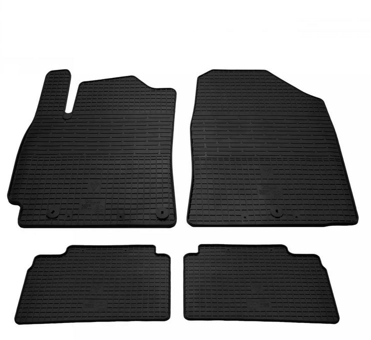 Rubber Floor Mats (4 pcs, Stingray Premium) for Hyundai Elantra (CN7) 2020- - image 1