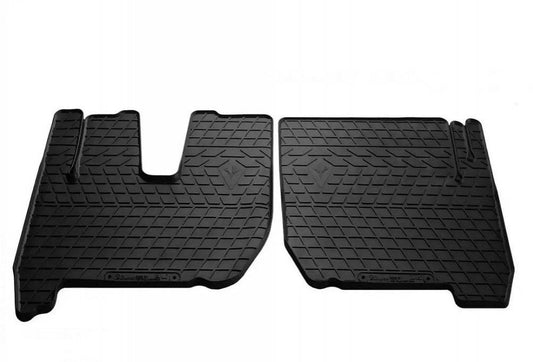 Rubber mats AD/AT (2 pcs, Stingray Premium) for Iveco Trakker 2013↗ - Reelken Auto