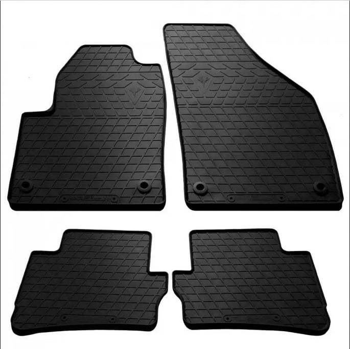 Rubber Floor Mats Stingray (4 pcs, rubber) for Dodge Dart 2012-2017 - image 1