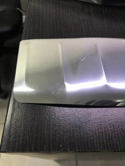 DISCOUNT! Cover on the rear bumper 2014+ Carmos (stainless steel) for Nissan Juke 2010-2019 - Reelken Auto