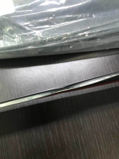 DISCOUNT! Cover on the rear bumper 2014+ Carmos (stainless steel) for Nissan Juke 2010-2019 - Reelken Auto