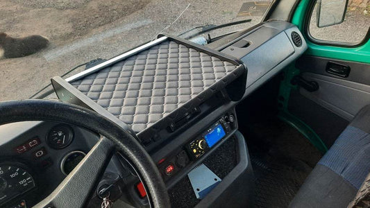 Shelf on the panel (Gray with gray thread) for Mercedes T1 (207-410) - Reelken Auto