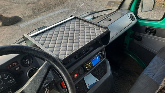 Dashboard Shelf (Gray with Gray Stitching) for Mercedes T1 (207-410) 1977-1995 - image 2