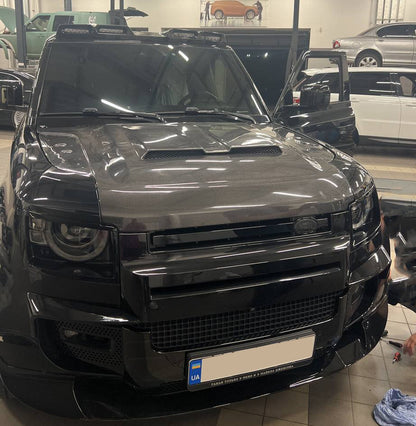 Carbon Hood (real carbon) for Land Rover Defender 2019- - image 1