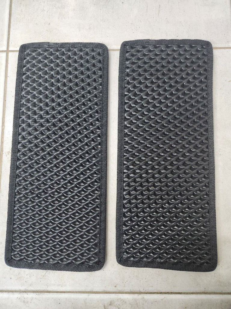 Polyurethane door sill mats (2 pcs, EVA, black) CLEARANCE for Fiat Ducato 2006-2025 - image 1