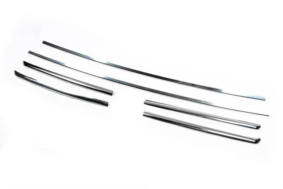 Covers on the radiator grill 2006-2014 (6 pcs., stainless steel) PRICE for Fiat Ducato 2006-2025 - Reelken Auto