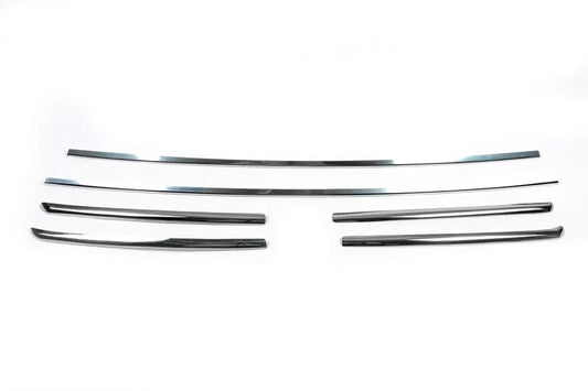 Chrome Grille Covers 2006-2014 (6 pcs, stainless steel) Clearance for Fiat Ducato 2006-2025 - image 1