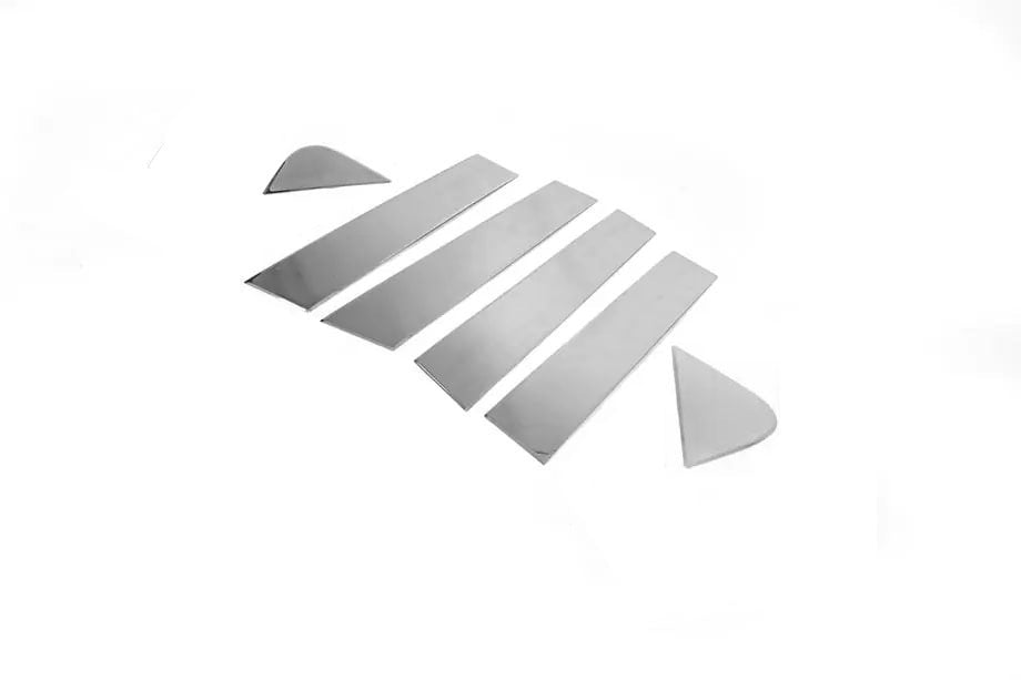 Stainless Steel Door Pillar Trim Omsa Line (6 pcs) for Nissan Juke 2010-2019 - image 2