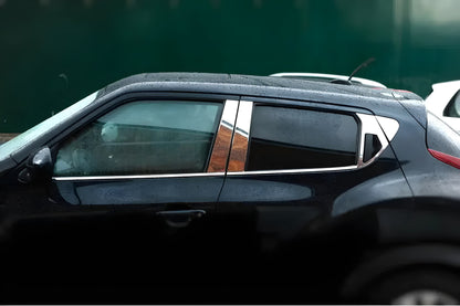 Stainless Steel Door Pillar Trim Omsa Line (6 pcs) for Nissan Juke 2010-2019 - image 1