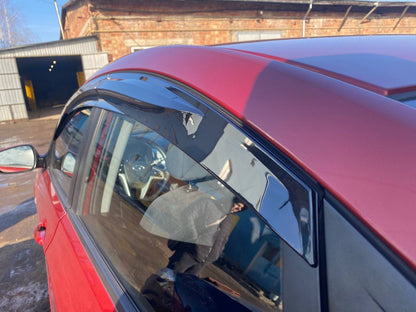 Window Deflectors SD (4 pcs, Sunplex Sport) for Hyundai Accent 2011-2017 - image 7