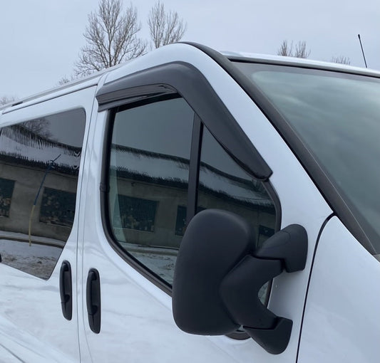 Window Deflectors (2 pcs, EuroCap) for Opel Vivaro 2001-2015 - image 2