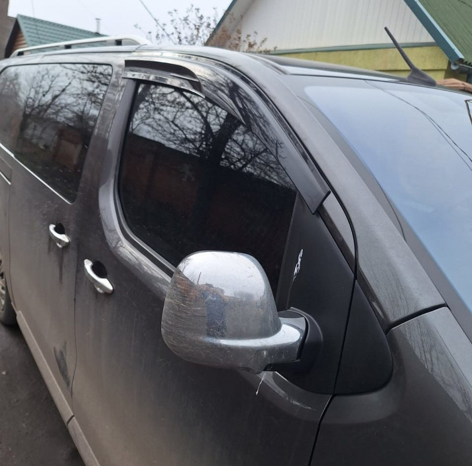 Window Deflectors (2 pcs, Sunplex Sport) for Citroen SpaceTourer 2016- - image 2