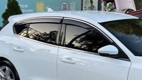 Window Deflectors with Chrome Trim HB/SD (4 pcs, Sunplex Chrome) for Ford Focus IV 2018- - image 2