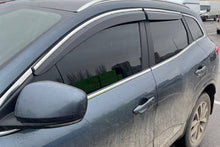 Window Deflectors with Chrome Trim (4 pcs, Sunplex Chrome) for Renault Kadjar 2015-2022 - image 2