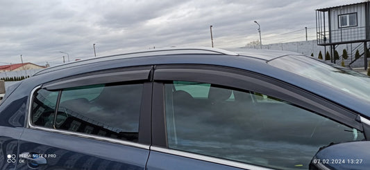 Window Deflectors (4 pcs, Sunplex Sport) for Kia Sportage 2015-2021 - image 2