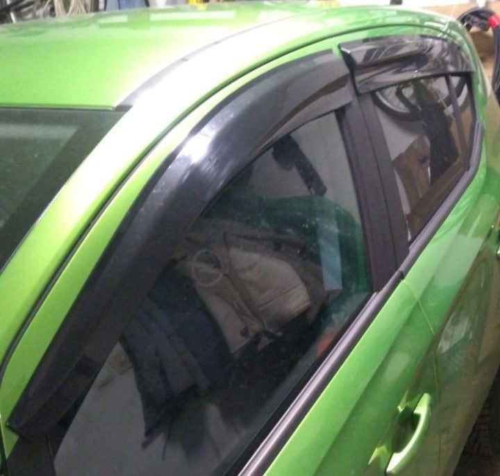 Window Deflectors (4 pcs, Sunplex Sport) for Opel Corsa E 2015-2019 - image 2