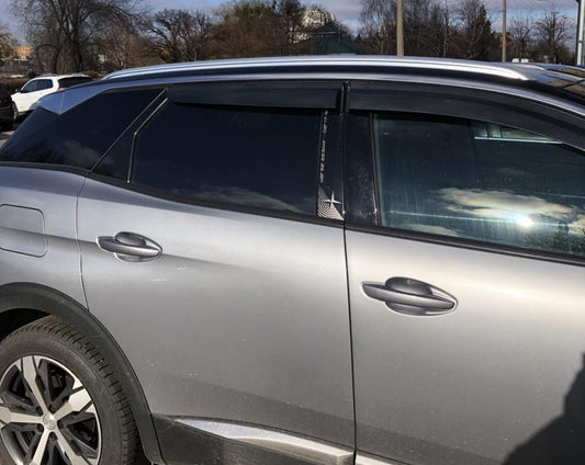 Window Deflectors (4 pcs, Sunplex Sport) for Peugeot 3008 2016-2023 - image 2