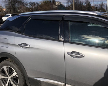 Window Deflectors (4 pcs, Sunplex Sport) for Peugeot 3008 2016-2023 - image 2