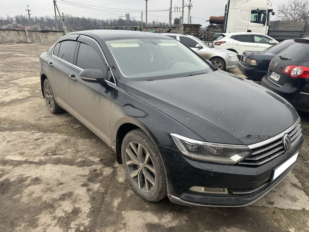 Window Deflectors with Chrome Trim SD (4 pcs, Sunplex Chrome) for Volkswagen Passat B8 2015-2023 - image 2